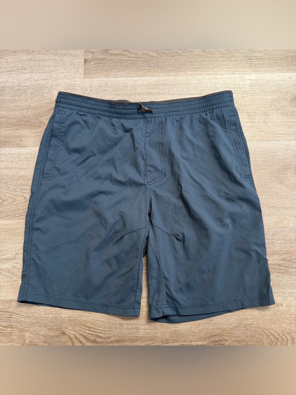 Kuhl Kruiser Shorts Men's L Blue 10" Inseam Hiking 5249 Nylon Spandex Pockets